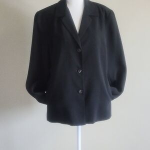Rafaella Black Blazer size 12